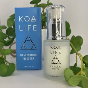 NIB KOA LIFE Niacinamide Booster 1 Oz Face Antiaging Hydration VeganCruelty Free